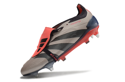 Adidas Predator Elite Foldover Tongue SG Low-Tops Soccer Cleats - Gold/Blue/Red