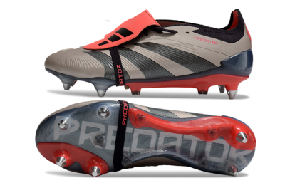 Adidas Predator Elite Foldover Tongue SG Low-Tops Soccer Cleats - Gold/Blue/Red