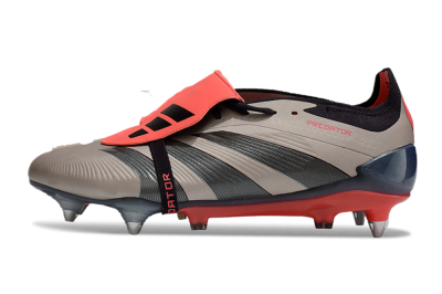 Adidas Predator Elite Foldover Tongue SG Low-Tops Soccer Cleats - Gold/Blue/Red