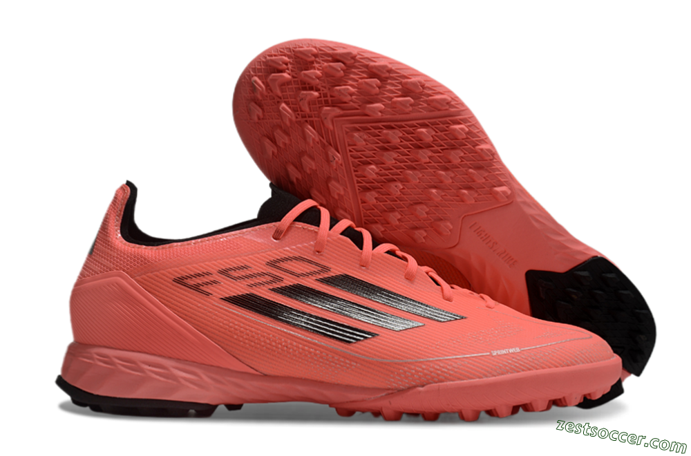 Adidas F50 Pro TF Low-Tops Soccer Shoes - Red/Black 0