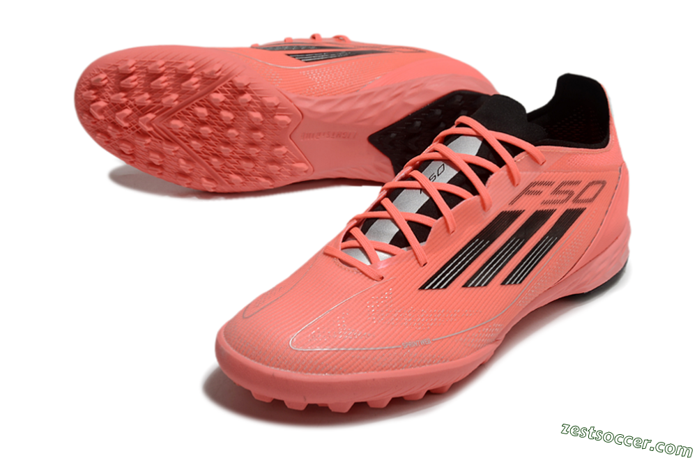 Adidas F50 Pro TF Low-Tops Soccer Shoes - Red/Black 3