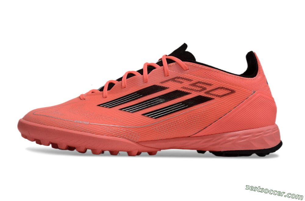 Adidas F50 Pro TF Low-Tops Soccer Shoes - Red/Black 2