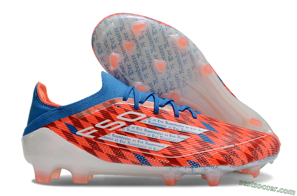 Adidas F50 Elite FG Low-Tops Soccer Cleats - Red/White/Blue 0