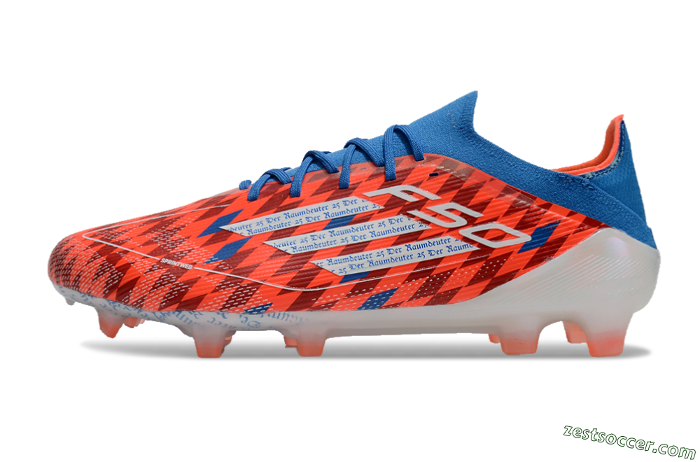 Adidas F50 Elite FG Low-Tops Soccer Cleats - Red/White/Blue 2