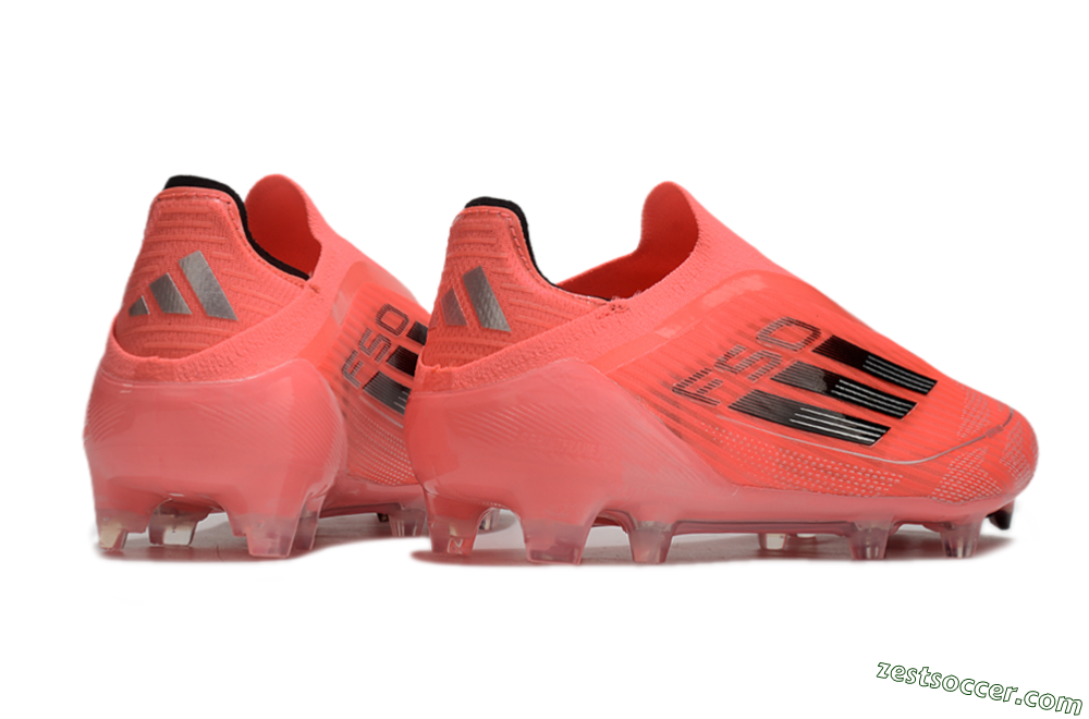 Adidas F50 Elite Laceless FG Low-Tops Soccer Cleats - Red/Black 6
