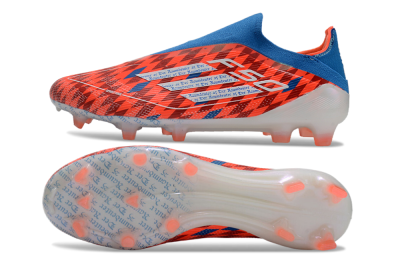 Adidas F50 Elite Laceless FG Low-Tops Soccer Cleats - Red/White/Blue