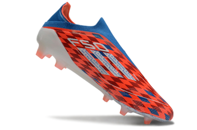 Adidas F50 Elite Laceless FG Low-Tops Soccer Cleats - Red/White/Blue