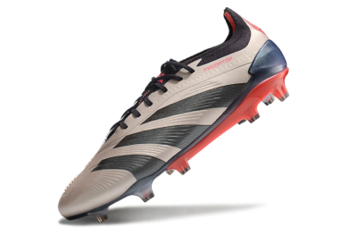 Adidas Predator 24 Elite FG Low-Tops Soccer Cleats - Gold/Blue/Red