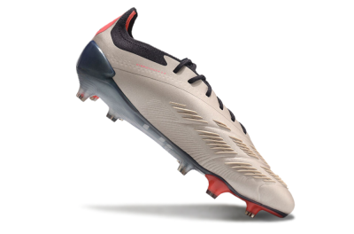 Adidas Predator 24 Elite FG Low-Tops Soccer Cleats - Gold/Blue/Red