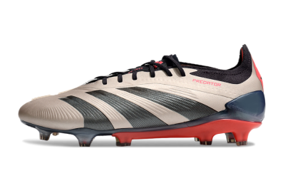 Adidas Predator 24 Elite FG Low-Tops Soccer Cleats - Gold/Blue/Red