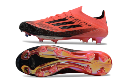 Adidas F50+ Lightstrike Pro FG Low-Tops Soccer Cleats - Red/Black