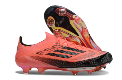 Adidas F50+ Lightstrike Pro FG Low-Tops Soccer Cleats - Red/Black