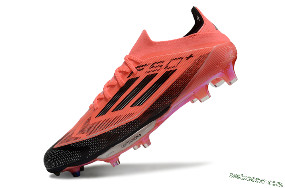 Adidas F50+ Lightstrike Pro FG Low-Tops Soccer Cleats - Red/Black 5