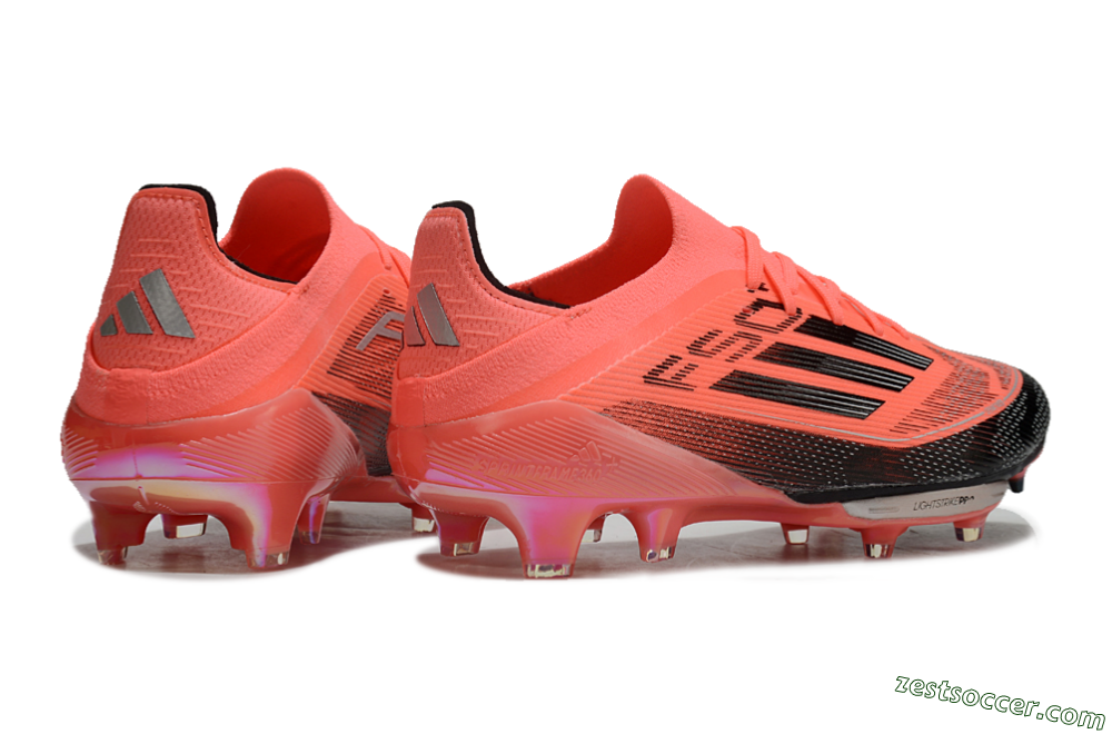 Adidas F50+ Lightstrike Pro FG Low-Tops Soccer Cleats - Red/Black 6