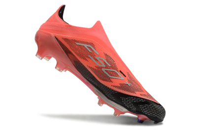 Adidas F50+ Lightstrike Pro Laceless FG Low-Tops Soccer Cleats - Red/Black/Silver