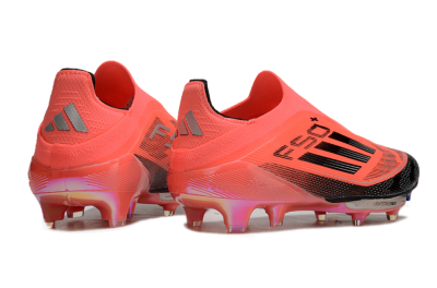 Adidas F50+ Lightstrike Pro Laceless FG Low-Tops Soccer Cleats - Red/Black/Silver