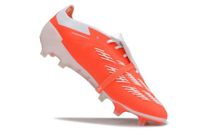 Adidas Predator Elite Foldover Tongue FG Low-Tops Soccer Cleats - Red/White