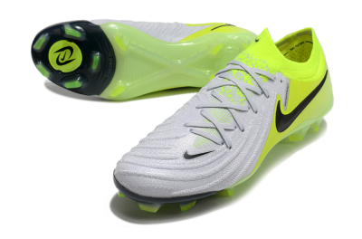 Nike Phantom Luna Elite FG Low-Tops Soccer Cleats - Grey/Yellow/Black