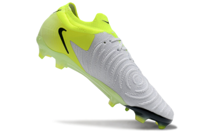 Nike Phantom Luna Elite FG Low-Tops Soccer Cleats - Grey/Yellow/Black