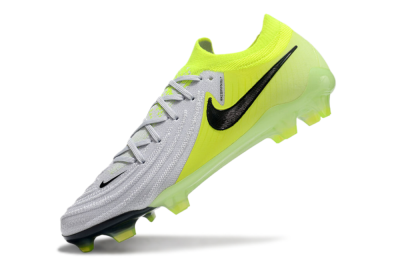 Nike Phantom Luna Elite FG Low-Tops Soccer Cleats - Grey/Yellow/Black
