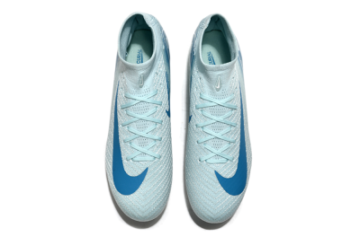 Nike Air Zoom Mercurial Superfly 10 Elite SG High-Tops Soccer Cleats - Jade/Blue/White