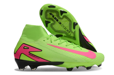 Nike Air Zoom Mercurial Superfly 10 Elite FG High-Tops Soccer Cleats - Yellow/Pink/Black