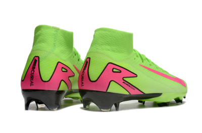 Nike Air Zoom Mercurial Superfly 10 Elite FG High-Tops Soccer Cleats - Yellow/Pink/Black