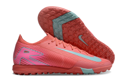 Nike Air Zoom Mercurial Vapor 16 Elite TF Low-Tops Soccer Shoes - Red/Jade/White