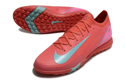 Nike Air Zoom Mercurial Vapor 16 Elite TF Low-Tops Soccer Shoes - Red/Jade/White