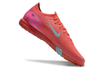 Nike Air Zoom Mercurial Vapor 16 Elite TF Low-Tops Soccer Shoes - Red/Jade/White