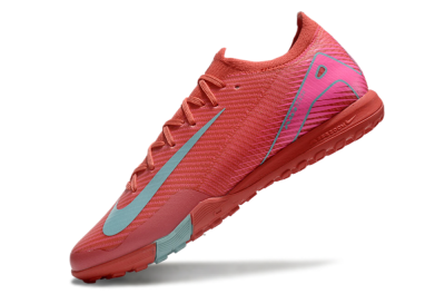 Nike Air Zoom Mercurial Vapor 16 Elite TF Low-Tops Soccer Shoes - Red/Jade/White