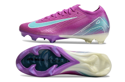 Nike Air Zoom Mercurial Vapor 16 Elite FG Low-Tops Soccer Cleats - Purple/Mint