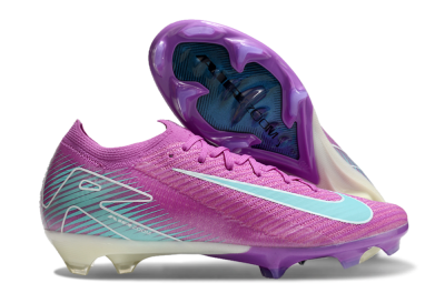 Nike Air Zoom Mercurial Vapor 16 Elite FG Low-Tops Soccer Cleats - Purple/Mint