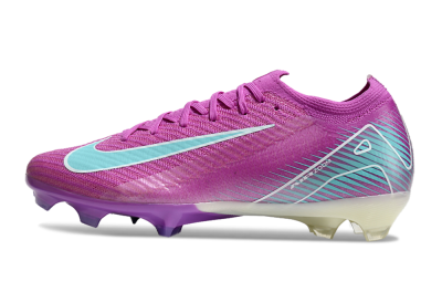 Nike Air Zoom Mercurial Vapor 16 Elite FG Low-Tops Soccer Cleats - Purple/Mint