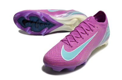 Nike Air Zoom Mercurial Vapor 16 Elite FG Low-Tops Soccer Cleats - Purple/Mint