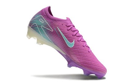 Nike Air Zoom Mercurial Vapor 16 Elite FG Low-Tops Soccer Cleats - Purple/Mint