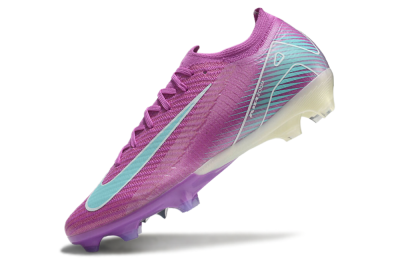 Nike Air Zoom Mercurial Vapor 16 Elite FG Low-Tops Soccer Cleats - Purple/Mint