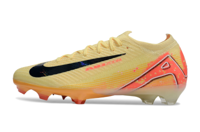 Nike Air Zoom Mercurial Vapor 16 Elite FG Low-Tops Soccer Cleats - Yellow/Black/Pink