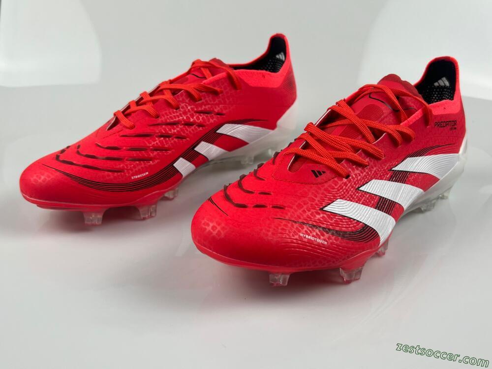 Adidas Predator Elite 2025 Pure Victory FG Low-Tops Soccer Cleats - Lucid Red/White/Black