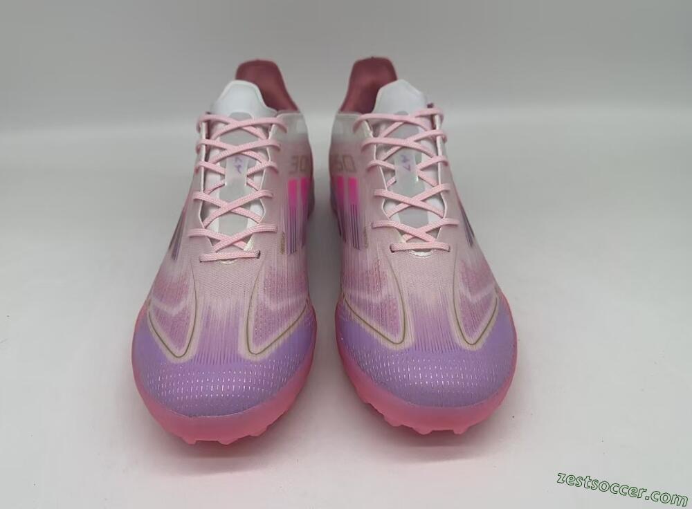 Adidas F50 Pro 304 TF Low-Tops Soccer Shoes - Pink/White/Purple