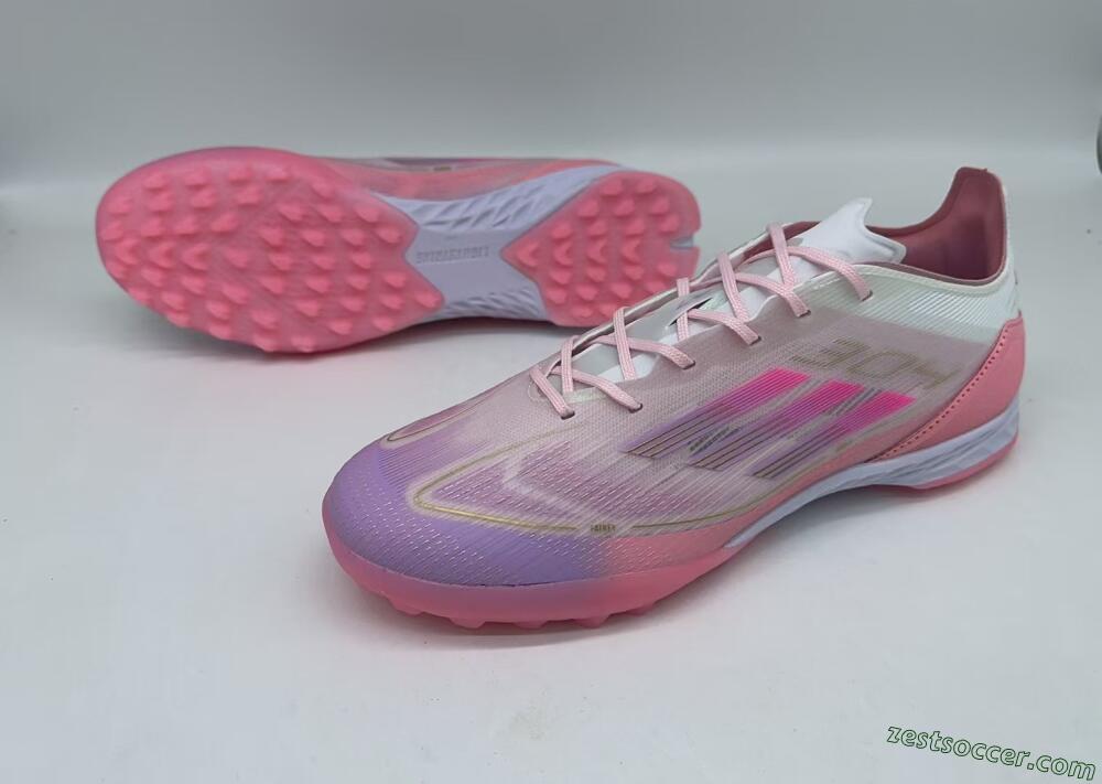 Adidas F50 Pro 304 TF Low-Tops Soccer Shoes - Pink/White/Purple