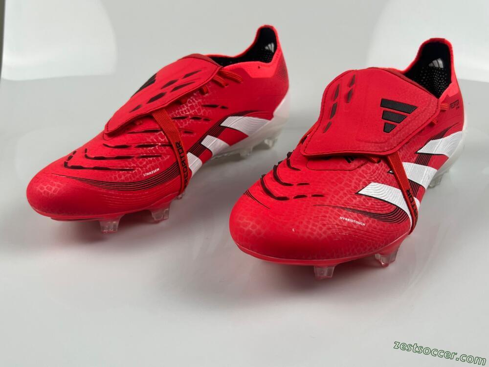 Adidas Predator Elite Foldover Tongue 2025 Pure Victory FG Low-Tops Soccer Cleats - Lucid Red/White/Black