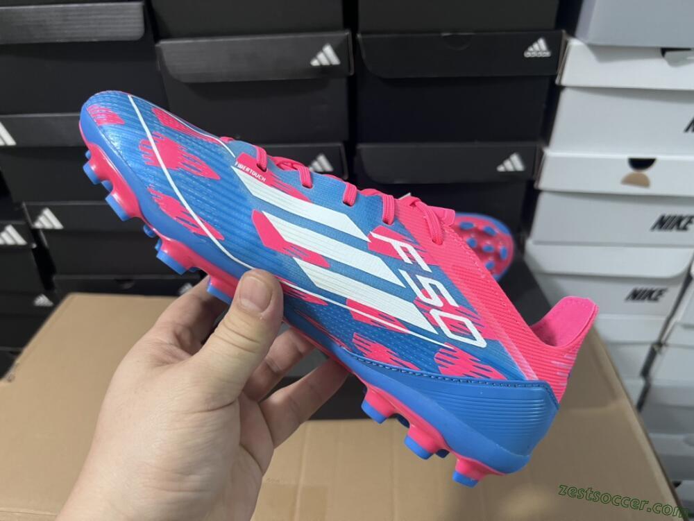 Adidas F50 Elite MG Low-Tops Soccer Cleats - Blue/White/Red