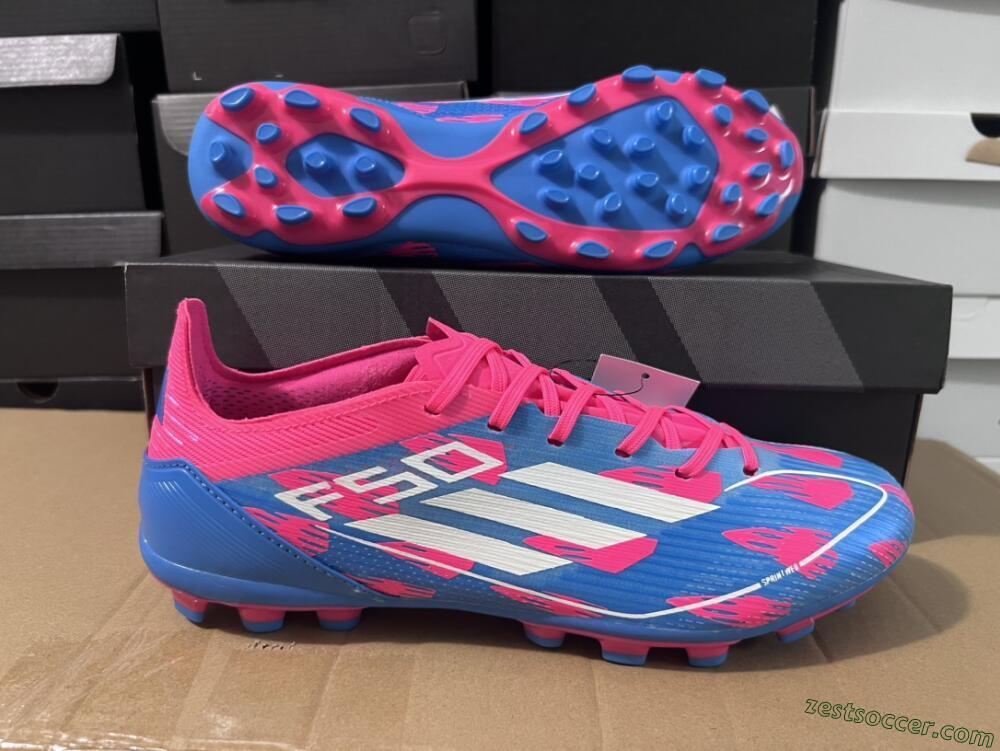 Adidas F50 Elite MG Low-Tops Soccer Cleats - Blue/White/Red