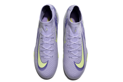 Nike Air Zoom Mercurial Superfly 10 Elite TF Low-Tops Soccer Shoes - Purple/Yellow/White