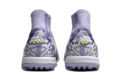 Nike Air Zoom Mercurial Superfly 10 Elite TF Low-Tops Soccer Shoes - Purple/Yellow/White