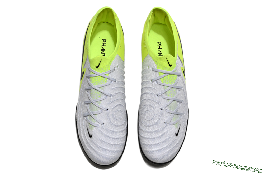 Nike Phantom Luna Elite TF Low-Tops Soccer Shoes - Grey/Yellow/Black 4