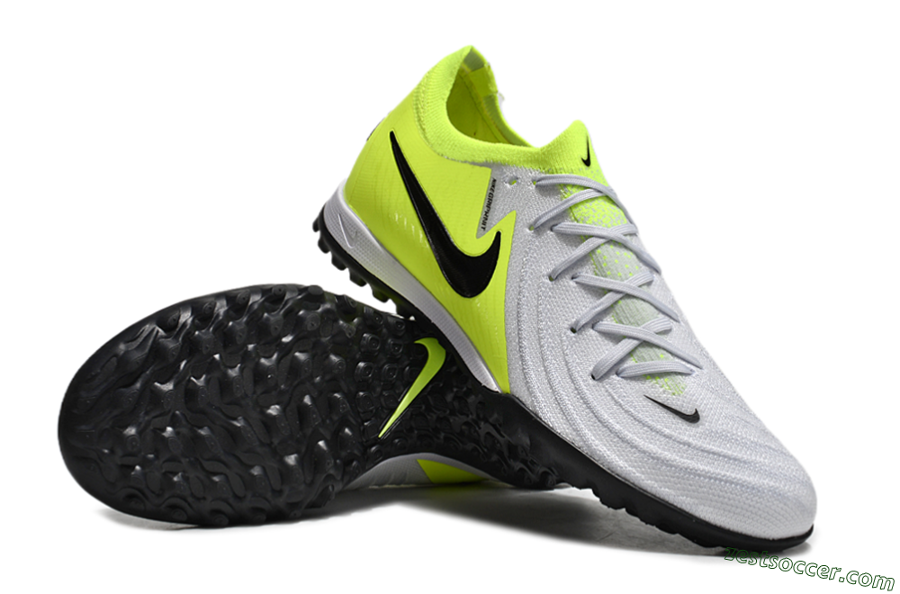 Nike Phantom Luna Elite TF Low-Tops Soccer Shoes - Grey/Yellow/Black 3