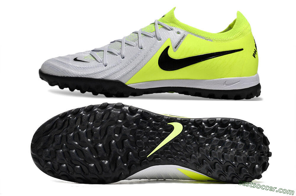 Nike Phantom Luna Elite TF Low-Tops Soccer Shoes - Grey/Yellow/Black 1