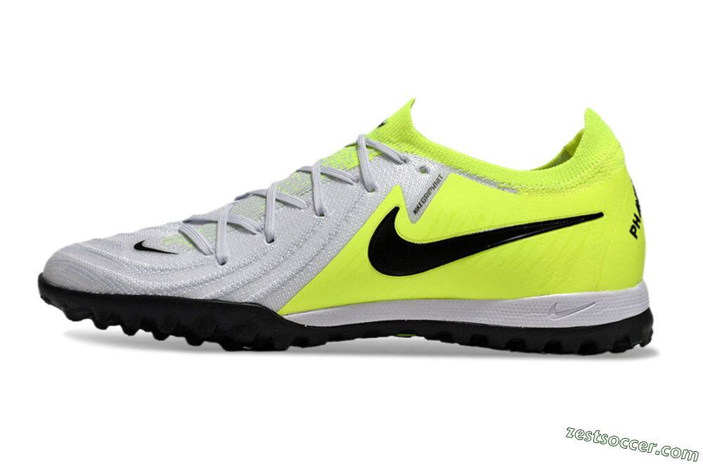Nike Phantom Luna Elite TF Low-Tops Soccer Shoes - Grey/Yellow/Black 2